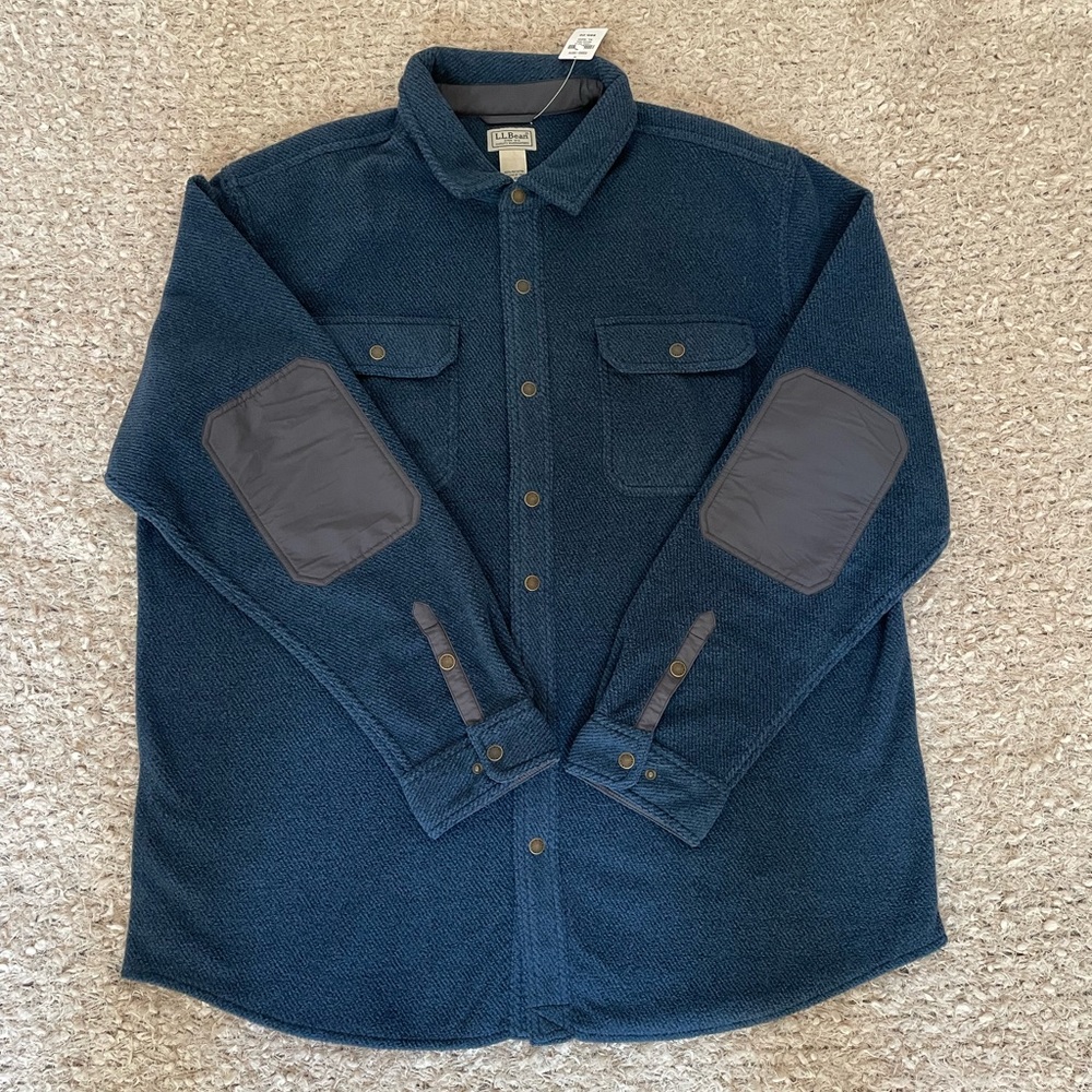 NWT! Men’s LL Bean Fleece Jacket - Picture 3 of 9